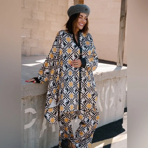 Dressed in LaLa | Lala Satin Playsuit in Groovy Girl | Medium - Picture 2 of 10